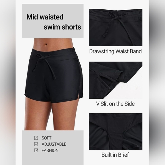 Aqua Eve Two Piece Women's Tankini #818 - Picture 8 of 11